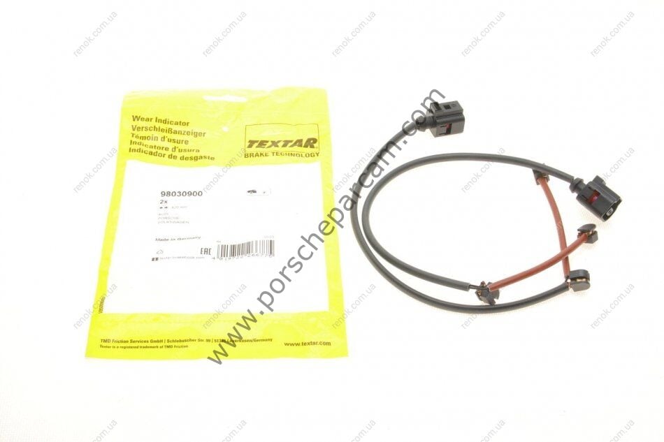 95561236501 ÖN FREN BALATA İKAZ FİŞİ TAKIM (2 ADET )  CAYENNE 2003 >> 2010