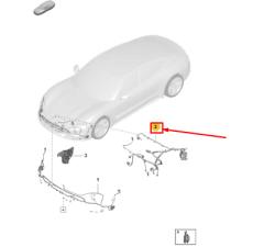 9J1971073AE  TAYCAN ÖN TAMPON ELEKTRİK TESİSATI   2020 >>