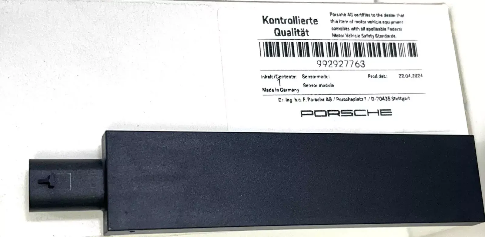 992927763 TAYCAN ÖN KAPUT DOKUNMATİK AÇMA SENSÖRÜ2020 >> 2024