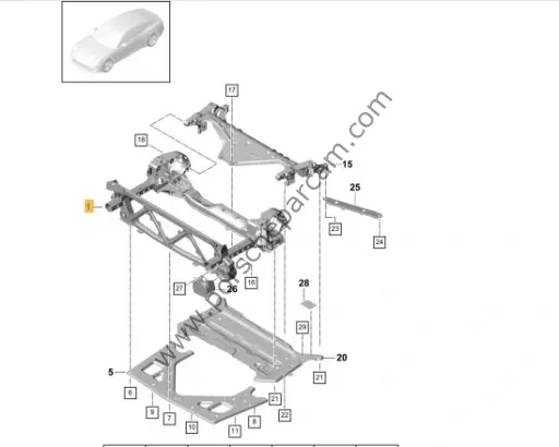 971400048AM MOTOR TRAVERSİ PANAMERA 2017 >>