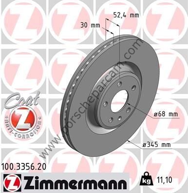 95B615301M ÖN FREN DİSKİ TAKIM (2ADET) MACAN 2014 >> 2025